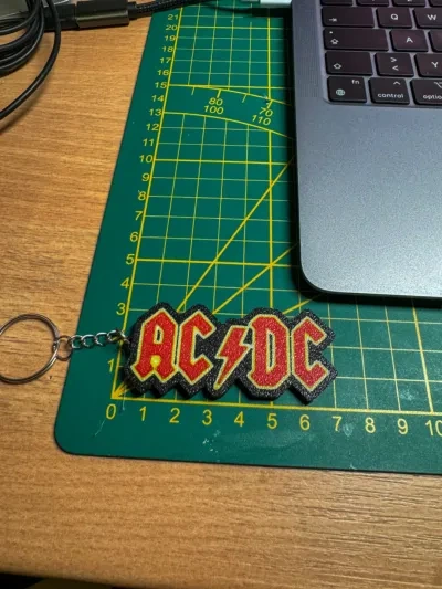 ACDC钥匙扣 / AC/DC标志 / ACDC钥匙扣标志