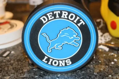 底特律狮子队圆形灯箱