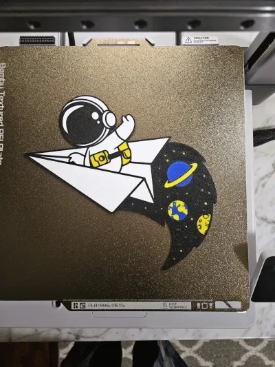 纸飞机宇航员墙艺术