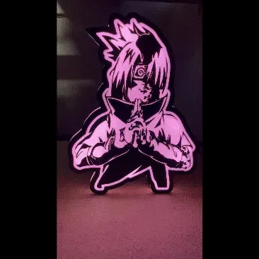 Sasuke Naruto人物灯箱