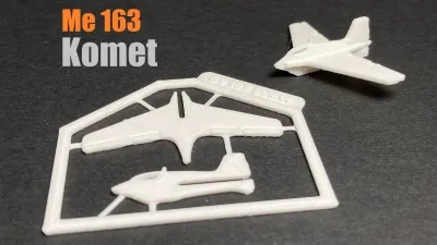 Me 163 Komet 组件卡片