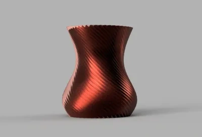螺旋设计花瓶