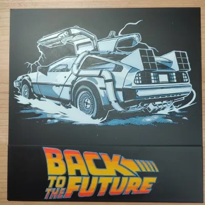 9色调HueForge回到未来的DeLorean