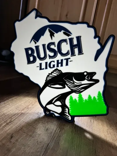 Busch Light Wisconsin灯箱