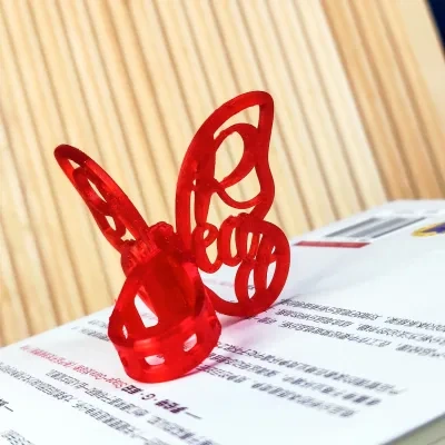 打客Side原创一体打印两用蝴蝶 指环/书签（第一款）Butterfly Ring Bookmark