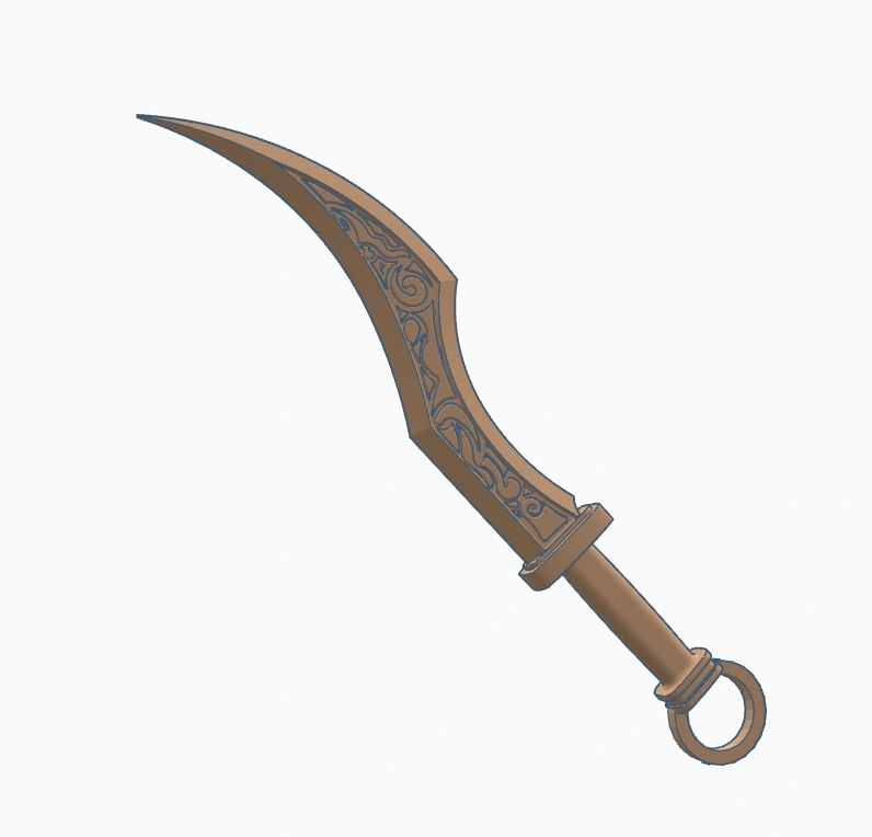Katarina Dagger STL Keychain- League Of Legends 来自 Nipi - MakerWorld