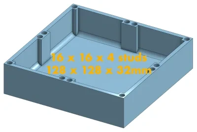 模块化乐高托盘（16x16x4个钉子）