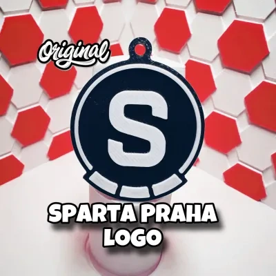 Sparta Praha徽标钥匙扣