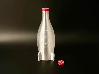 迷你尺寸的辐射遗迹可乐瓶 - PETG - A1 MINI