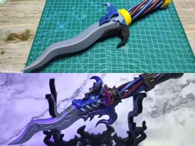 长峰3D蛇刃匕首1代 dagger sword