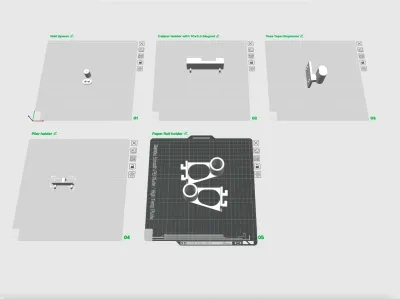 Skadis 3D打印机工具托架合集