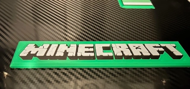 Minecraft标志 来自 whicks10 - MakerWorld