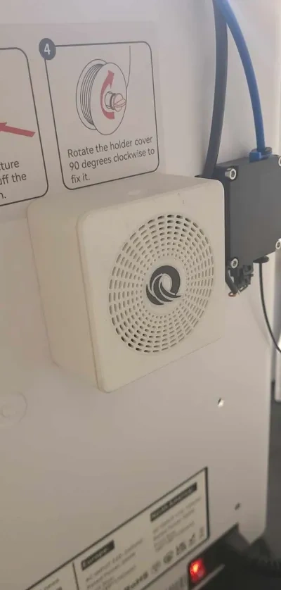 Qidi X Smart 3 后置风扇活性炭过滤器