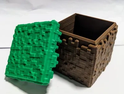 Minecraft "BIG"草方块盒子