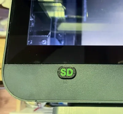 Bambu Lab P1S P1P 微型SD卡槽盖插孔防尘盖配件 2种颜色