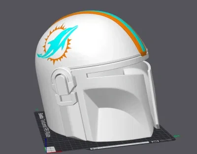 迈阿密海豚曼达洛人头盔