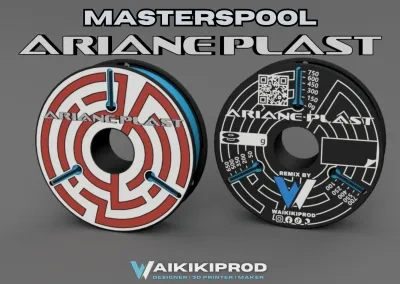 MasterSpool Arianeplast Remix：法国耗材盘的可重新填充回收利用方案