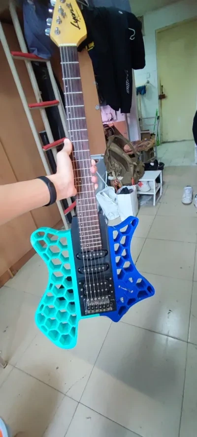3D打印的吉他