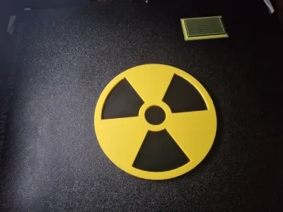 核辐射杯垫