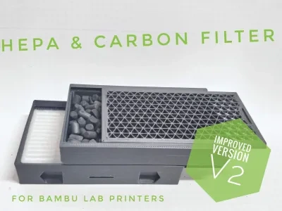 Bambu Lab的HEPA和活性炭空气过滤器