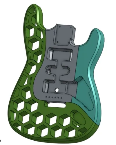 3D打印版改编吉他套件