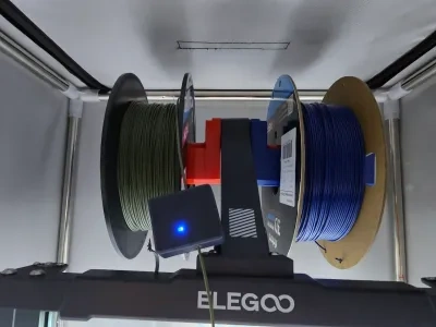 Elegoo Neptune 3/4 Pro/Plus/Max带球轴承的料盘支架（M6螺栓改编版）