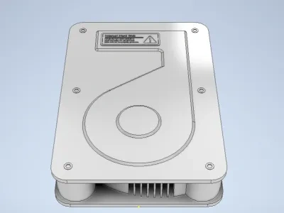 macOS Sequoia Macintosh HD icon 3D model