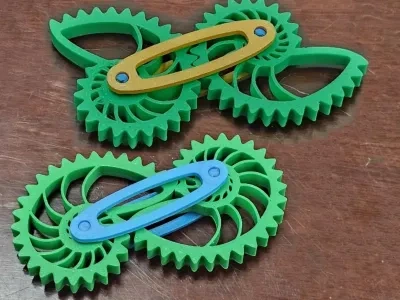 鹦鹉螺齿轮解压玩具