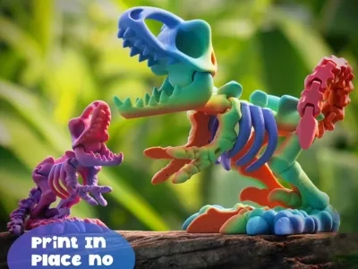 3D打印霸王龙 恐龙骨架