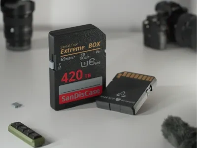 SanDisCase Extreme BOX - 一体打印的SD卡盒子