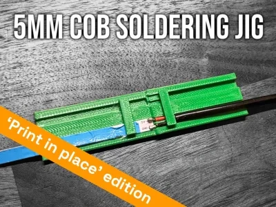 5mm COB LED焊接夹具（一体打印版）