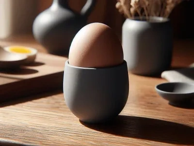 现代式鸡蛋杯，鸡蛋架