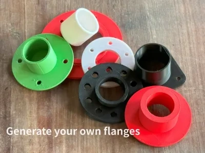 Flange-o-matic - 参数化法兰生成器