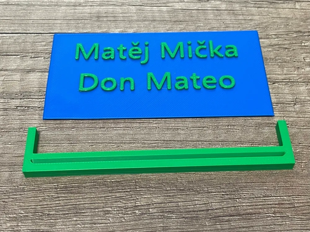 打印名牌 来自 Don Mateo - MakerWorld