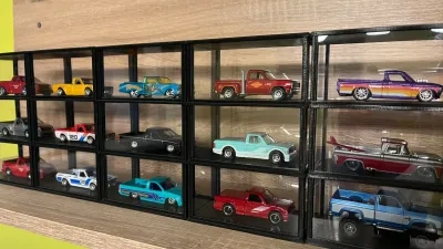 1/64比例的Hot Wheels / Matchbox收纳盒