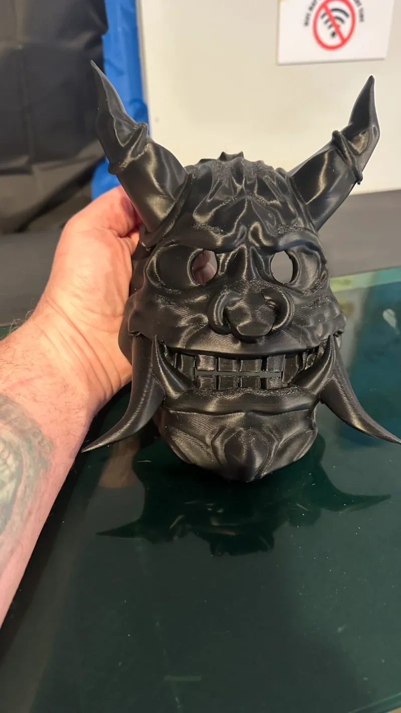 能面 金色 般若 般若能面来自iiioooiii MakerWorld：免费下载3D 模型