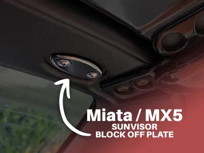 马自达Miata (MX5) 遮阳板拆卸板