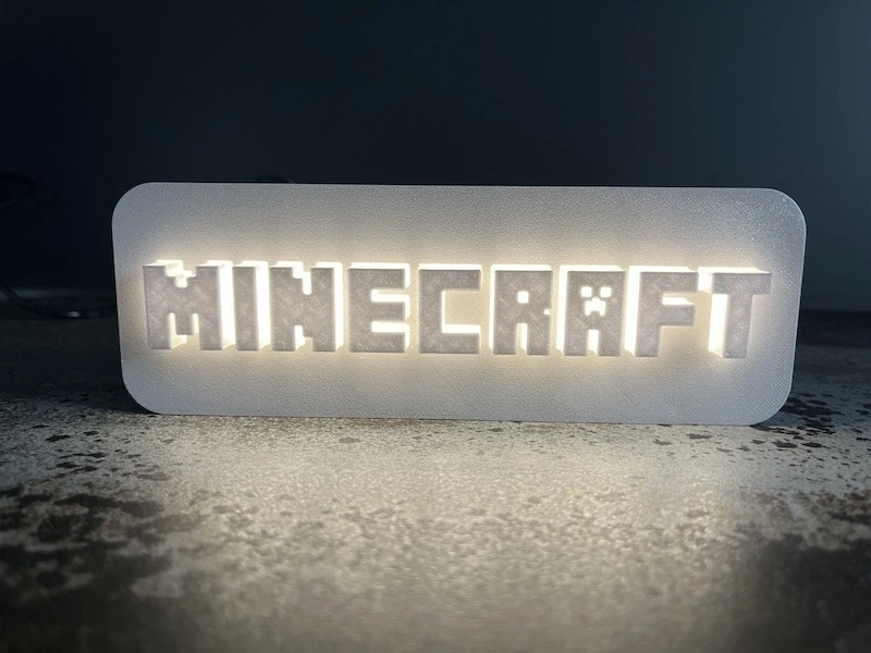 Minecraft标志灯 来自 robert.schanze - MakerWorld