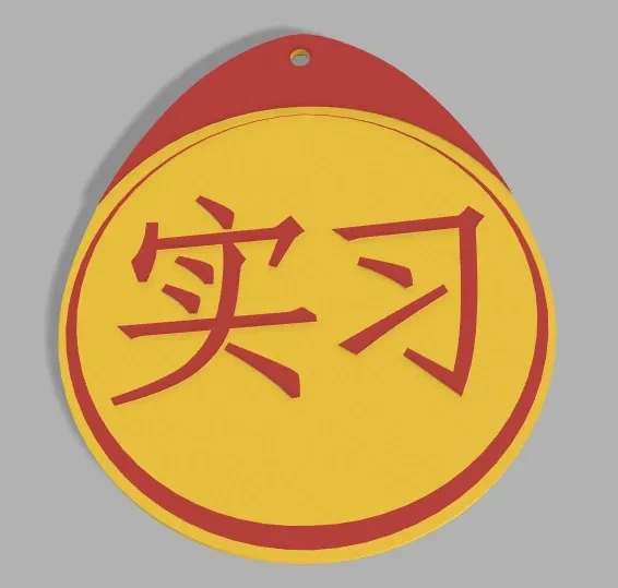 实习车贴 Internship logo 来自 lzsc123 - MakerWorld