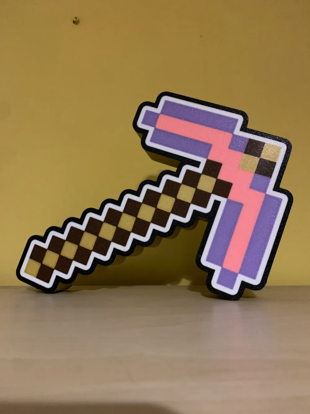 Minecraft 矿工镐灯箱 来自 Weprint3dukMakerWorld：免费下载 3D 模型