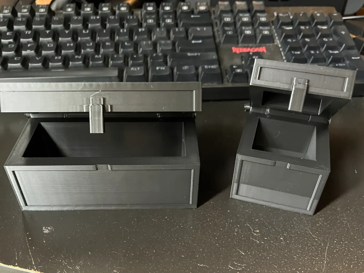 工作中的Minecraft宝箱(单个和双个) - 免费 3D 打印模型 - MakerWorld