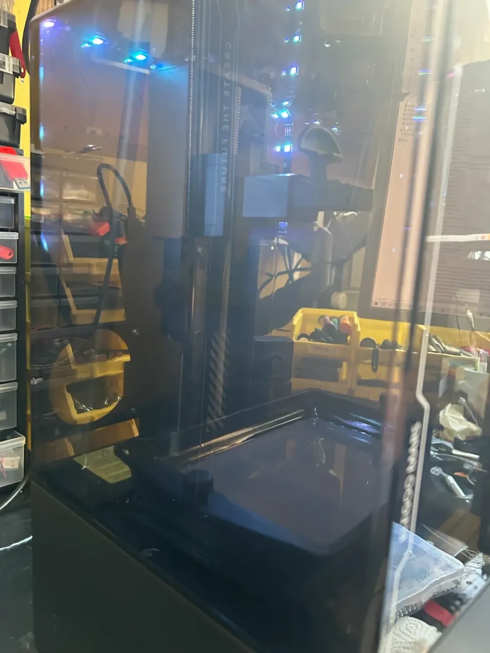 Elegoo Mars 5 Ultra适配器带LED灯和电池座 来自 mairyjulien MakerWorld