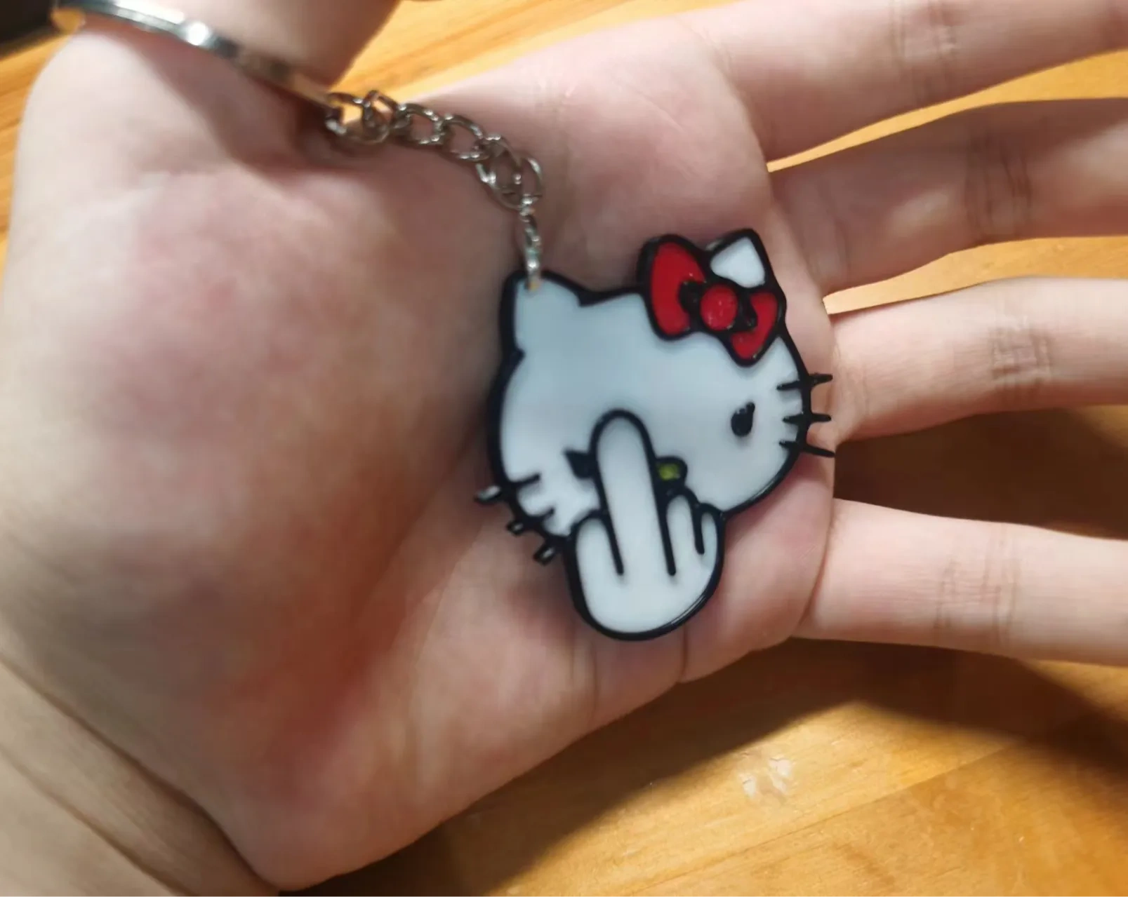 Hello Kitty钥匙挂件 来自 yourd105270 - MakerWorld