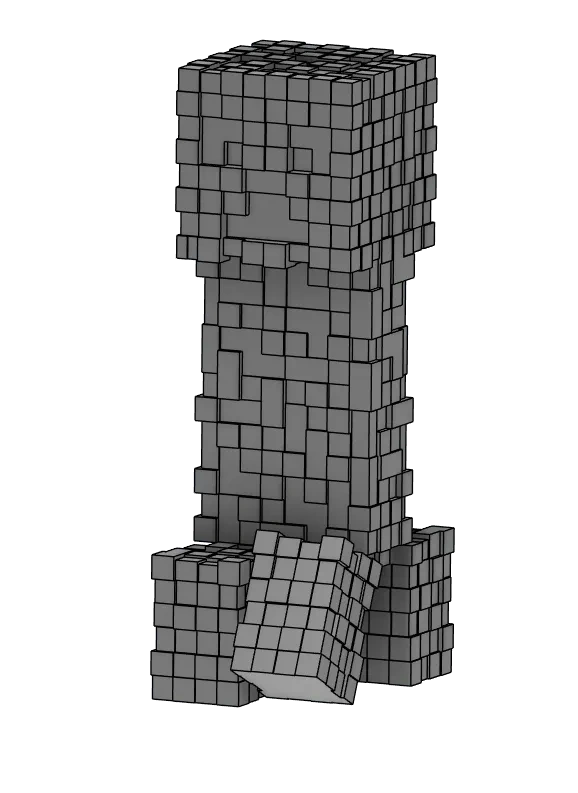 Minecraft爬行者 来自 Andfil - MakerWorld