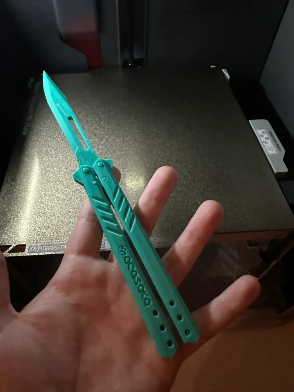 蝴蝶刀(ASA/PLA材料) - 免费 3D 打印模型 - MakerWorld