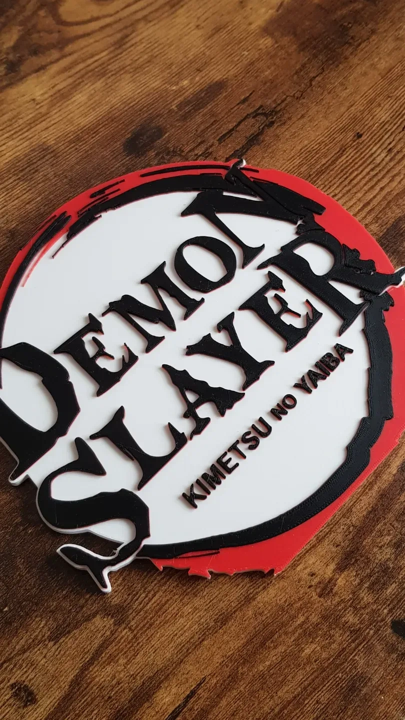 Kimetsu no Yaiba/Demon Slayer Logo 来自 SpainCraft3D - MakerWorld