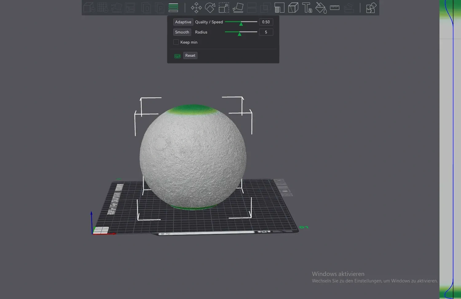 LED灯001月球灯 [高分辨率] [无需支撑]