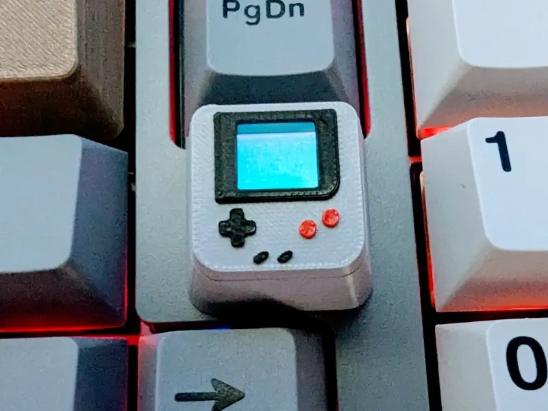 游戏机照明键帽