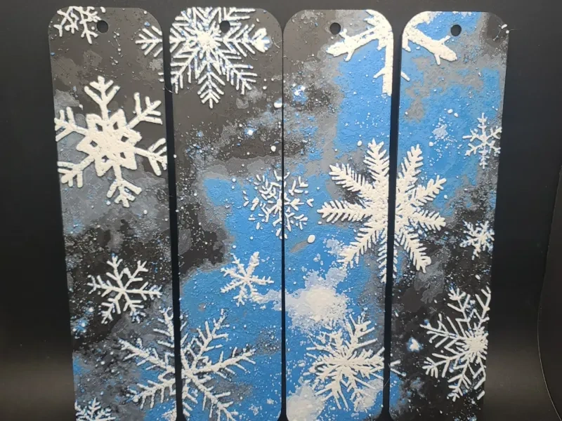 雪花  Hueforge 书签
