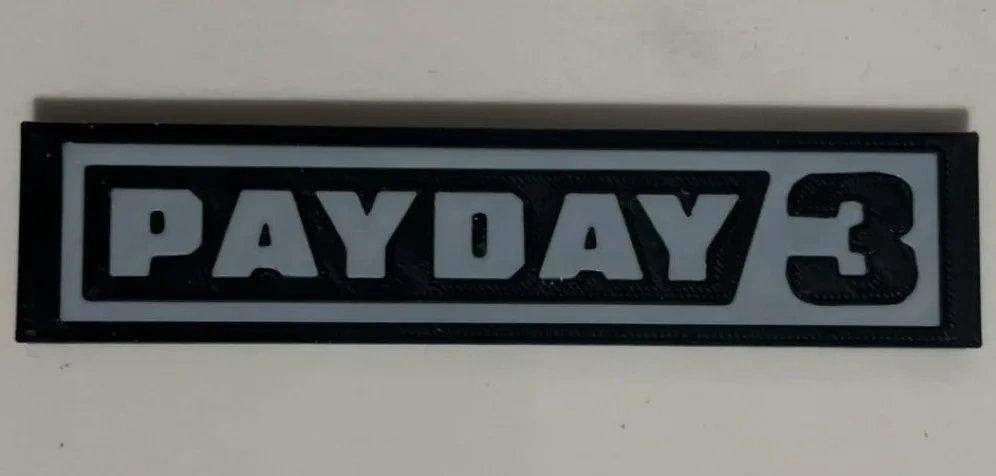 PAYDAY 3 标志 来自 3DZ - MakerWorld